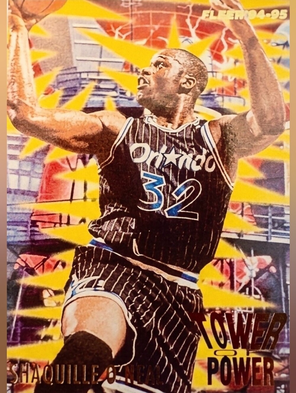 NEW! SHAQ ORLANDO MAGIC 8.5x11 ULTRA GLOSSY COLOR ART FULL PAGE REPRINT POSTER!
